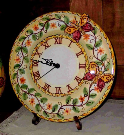 D/40 OROLOGIO FARFALLE DIAM.30 CM.